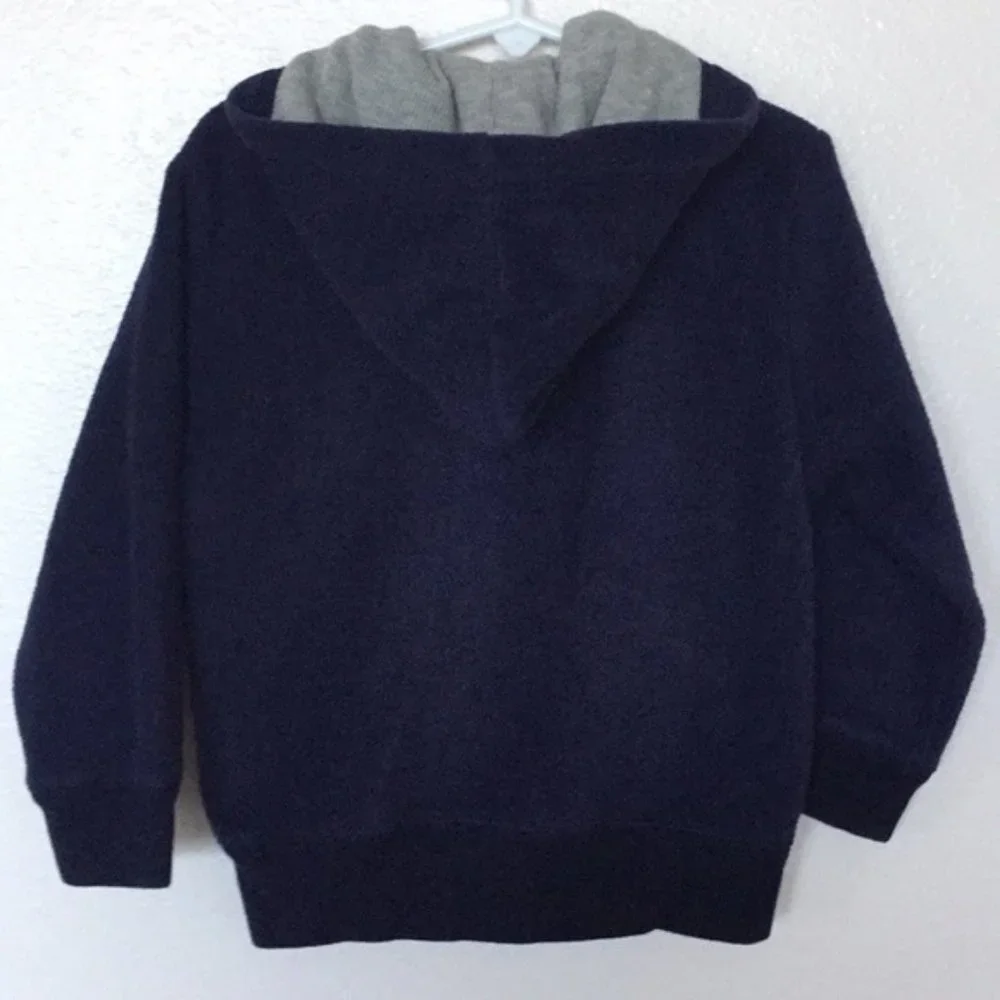 GAP Toddler Blue/Gray BIG Logo Hoodie